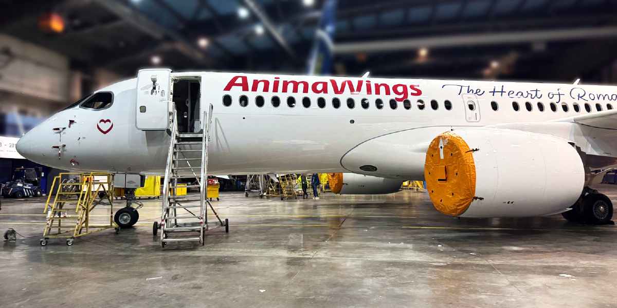 Zboruri de la Iași cu un avion gigant, Airbus A220-300