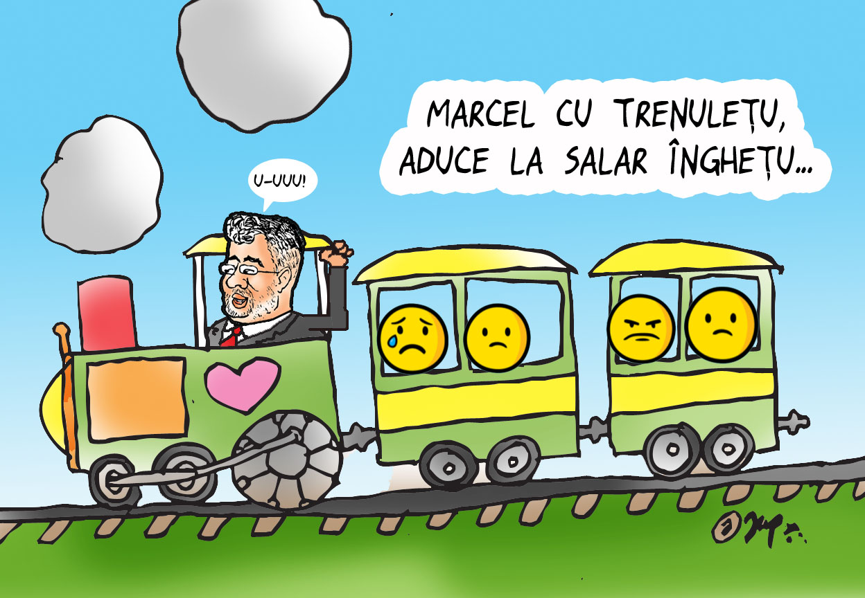 Ce-aduce Marcel cu trenulețu