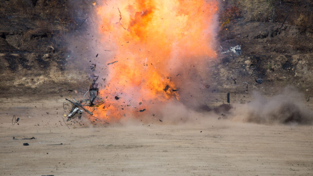  MApN – Patru elevi şi un instructor, din Centrul de instruire sprijin de luptă Râmnicu Vâlcea, au fost răniţi în poligonul Goranu, judeţul Vâlcea