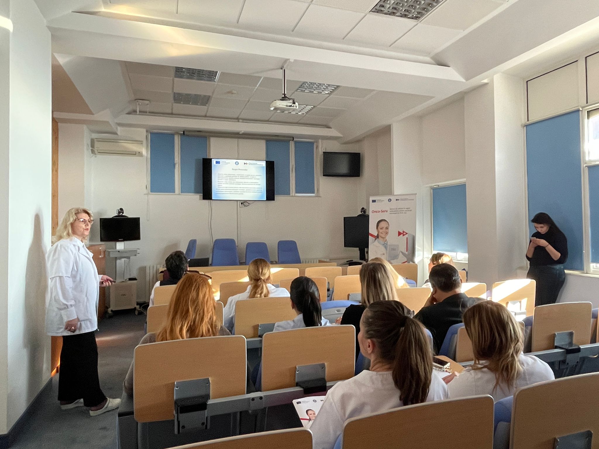 FOTO IRO: Proiect de 10 mil. lei finalizat. Investiție determinată de numărul tot mai mare de pacienți oncologici, care crește de la an la an