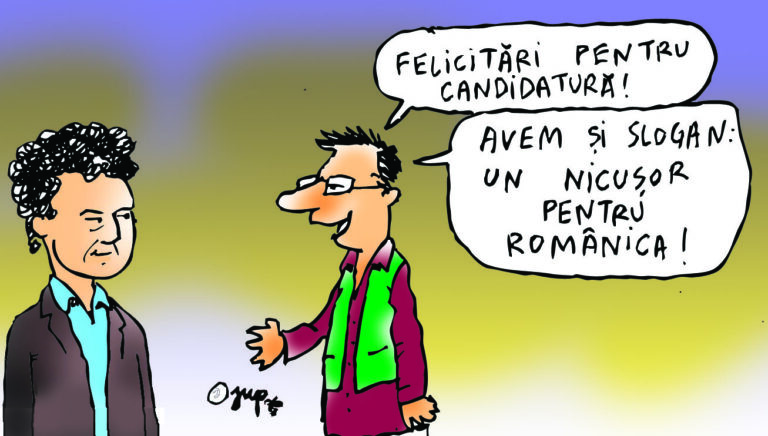 Slogan electoral pentru Nicușor