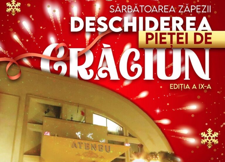 Piața de Crăciun la Ateneul Național din Iași – O Magie a Sărbătorilor