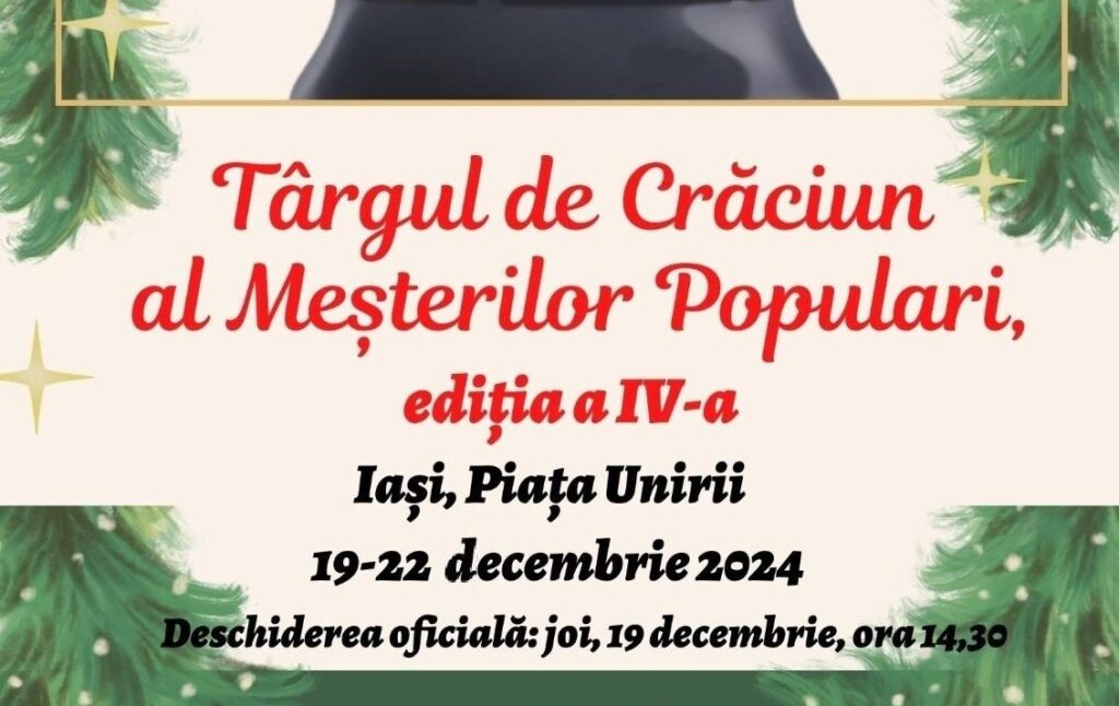  Azi începe Târgul de Crăciun al Meșterilor Populari. Ce puteți găsi aici?