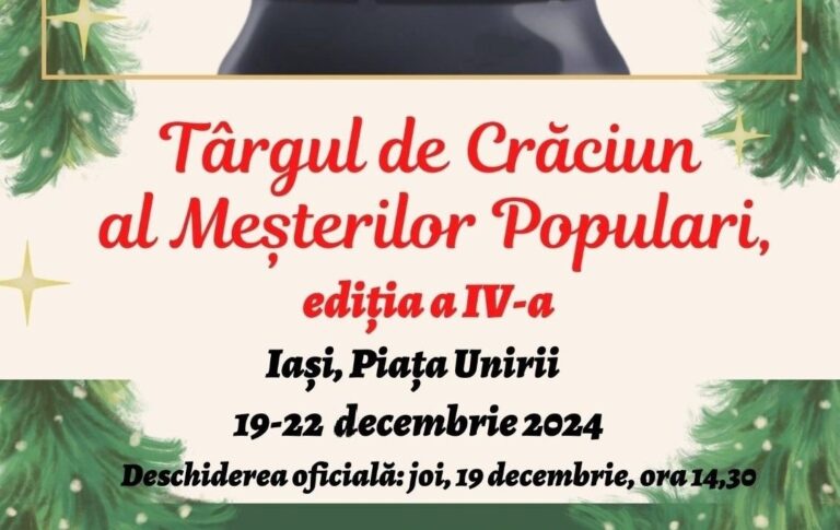 Azi începe Târgul de Crăciun al Meșterilor Populari. Ce puteți găsi aici?