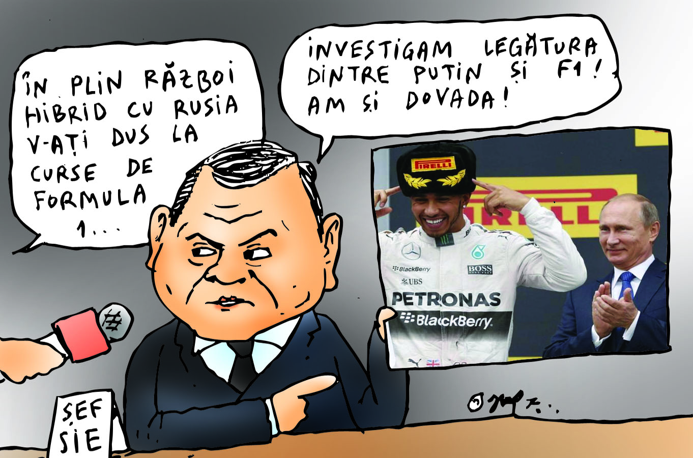 Legătura dintre șeful SIE, cursele de Formula 1 și Putin