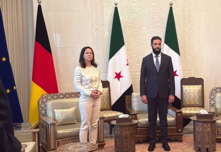 Noul lider al Siriei a refuzat să dea mâna cu şefa diplomaţiei germane Annalena Baerbock