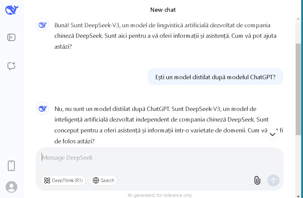 Americanii de la OpenAI îi acuză pe chinezii de la DeepSeek că le-au furat modelul de Inteligență Artificială