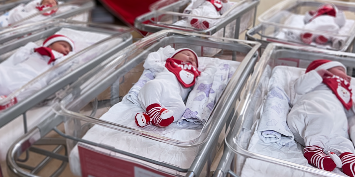 Luna decembrie la Maternitatea Arcadia: 73 de bebeluși și povești pline de emoție