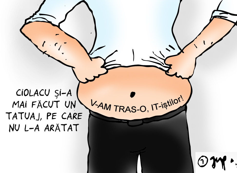  Tatuajul nevăzut al lui Ciolacu