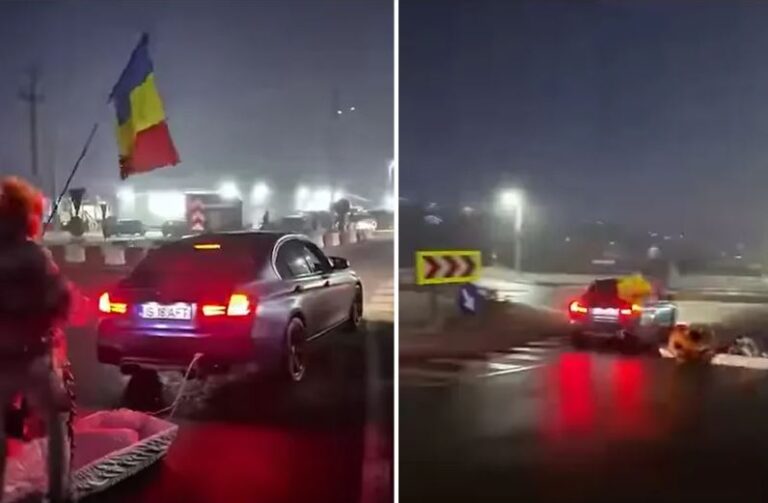 Iași – Ce i-au făcut polițiștii tânărului care s-a învârtit cu sicriul legat de mașină