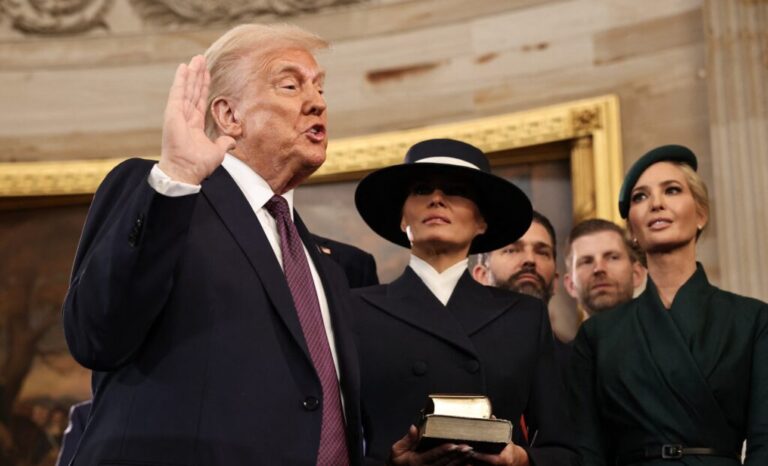 Povestea pălăriei purtată de Melania Trump la inaugurarea lui Donald Trump