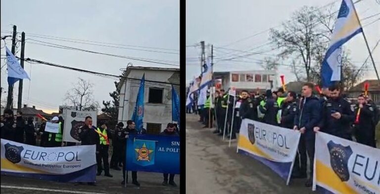Peste 100 de poliţişti de frontieră protestează la Sculeni faţă de măsurile de diminuări salariale