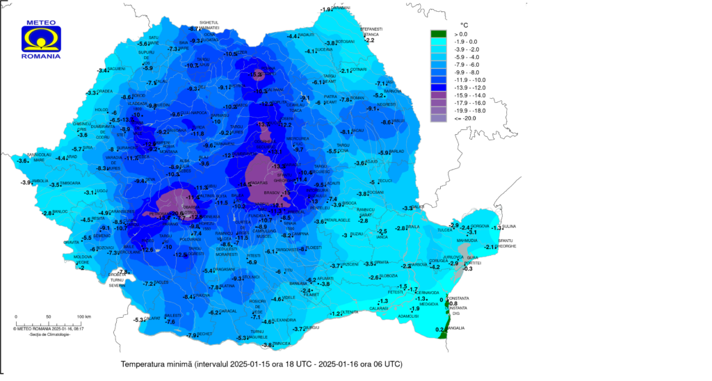  Încă o dimineață geroasă la Iași, totuși ceva mai „caldă” decât ieri