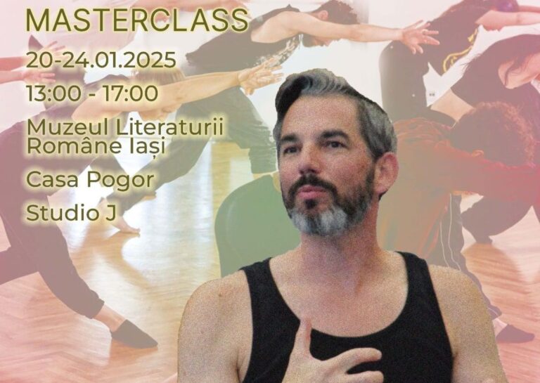 MasterClass cu Guillaume Siard, un cunoscut coregraf din Franța, pentru studenții UNAGE