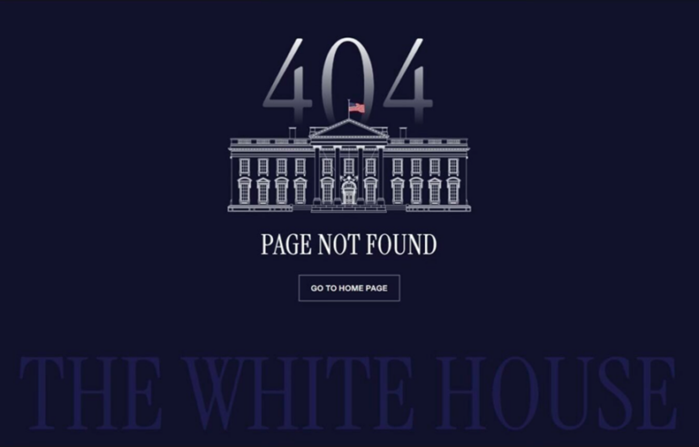 Eroare ”404”: Trump a închis versiunea spaniolă a site-ului Casei Albe