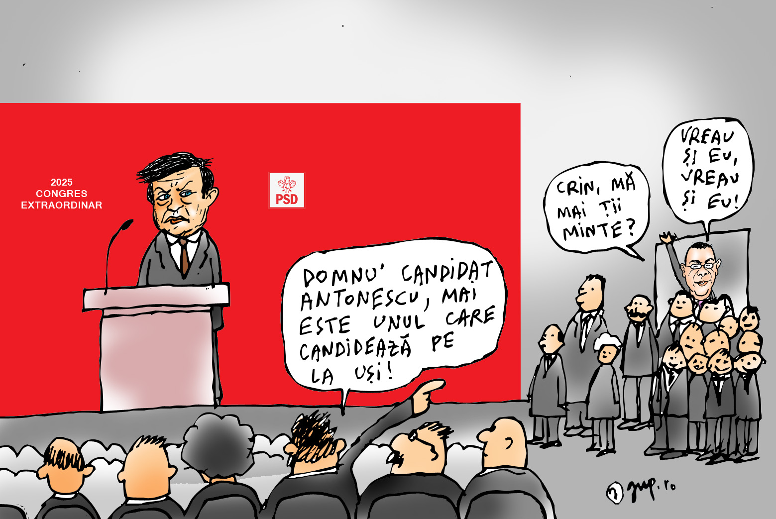 Antonescu candida înăuntru, Ponta pe la ușă