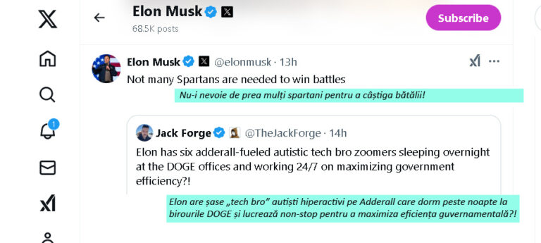 Cei șase spartani ai lui Elon Musk muncesc 17 ore pe zi pentru eficientizarea guvernului SUA