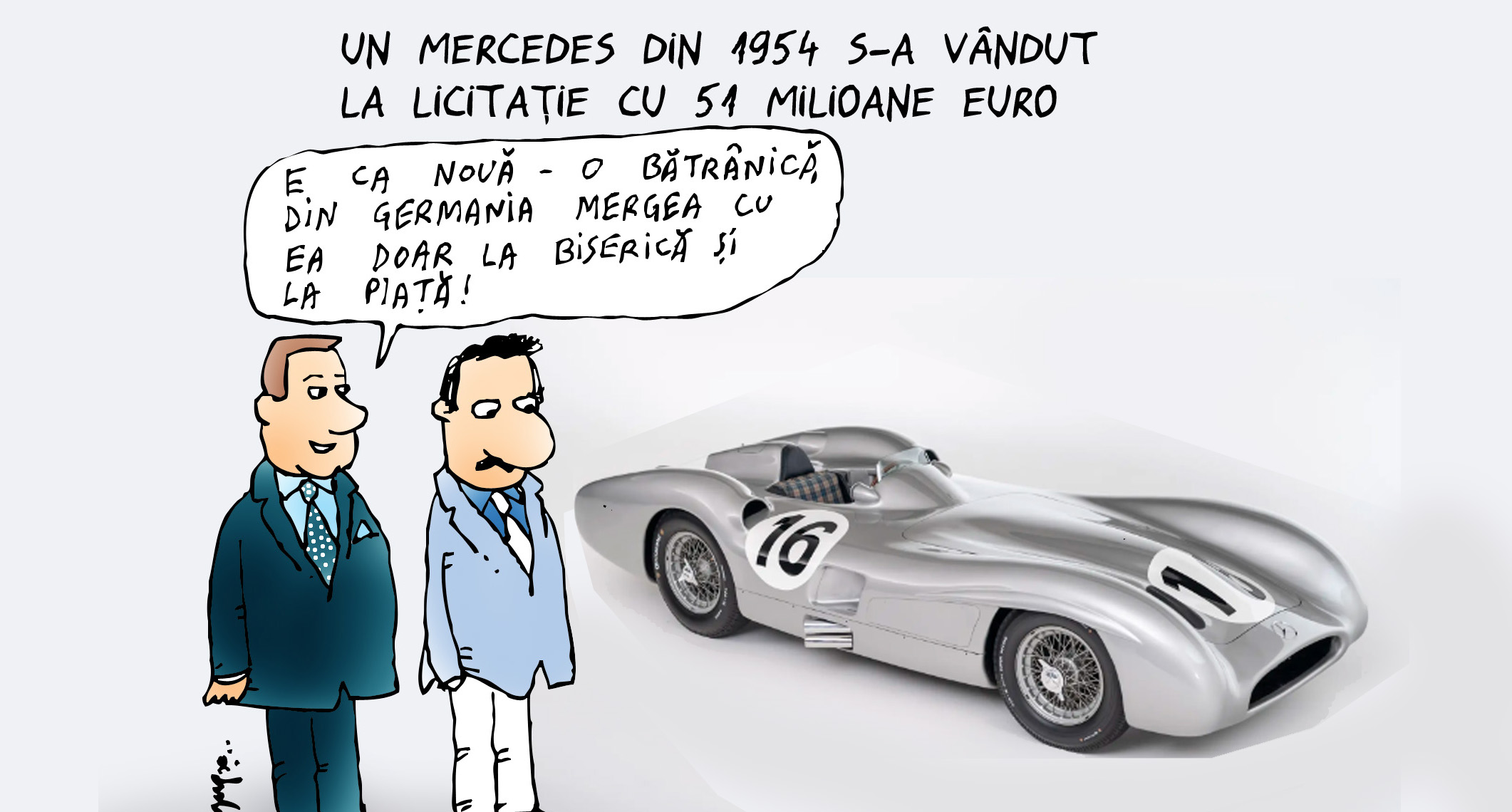 Un Mercedes de 71 de ani s-a vândut cu 51 de milioane euro