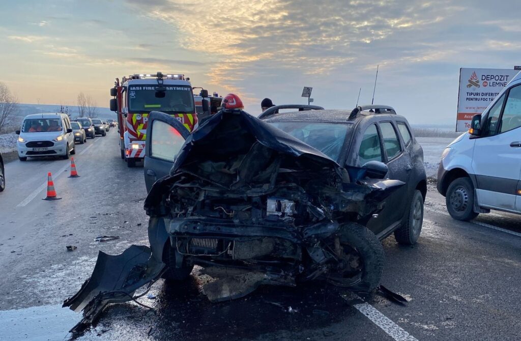 Accident grav, cu patru victime, între Lețcani și Podu Iloaiei