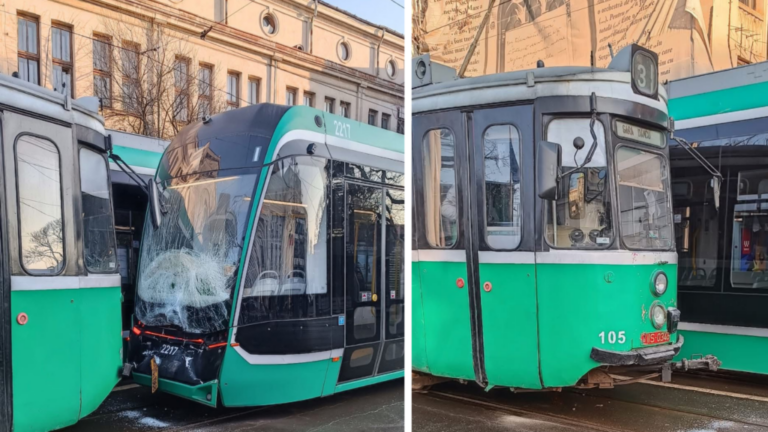CTP Iași a stabilit cauza coliziunii de la Filarmonică între două tramvaie
