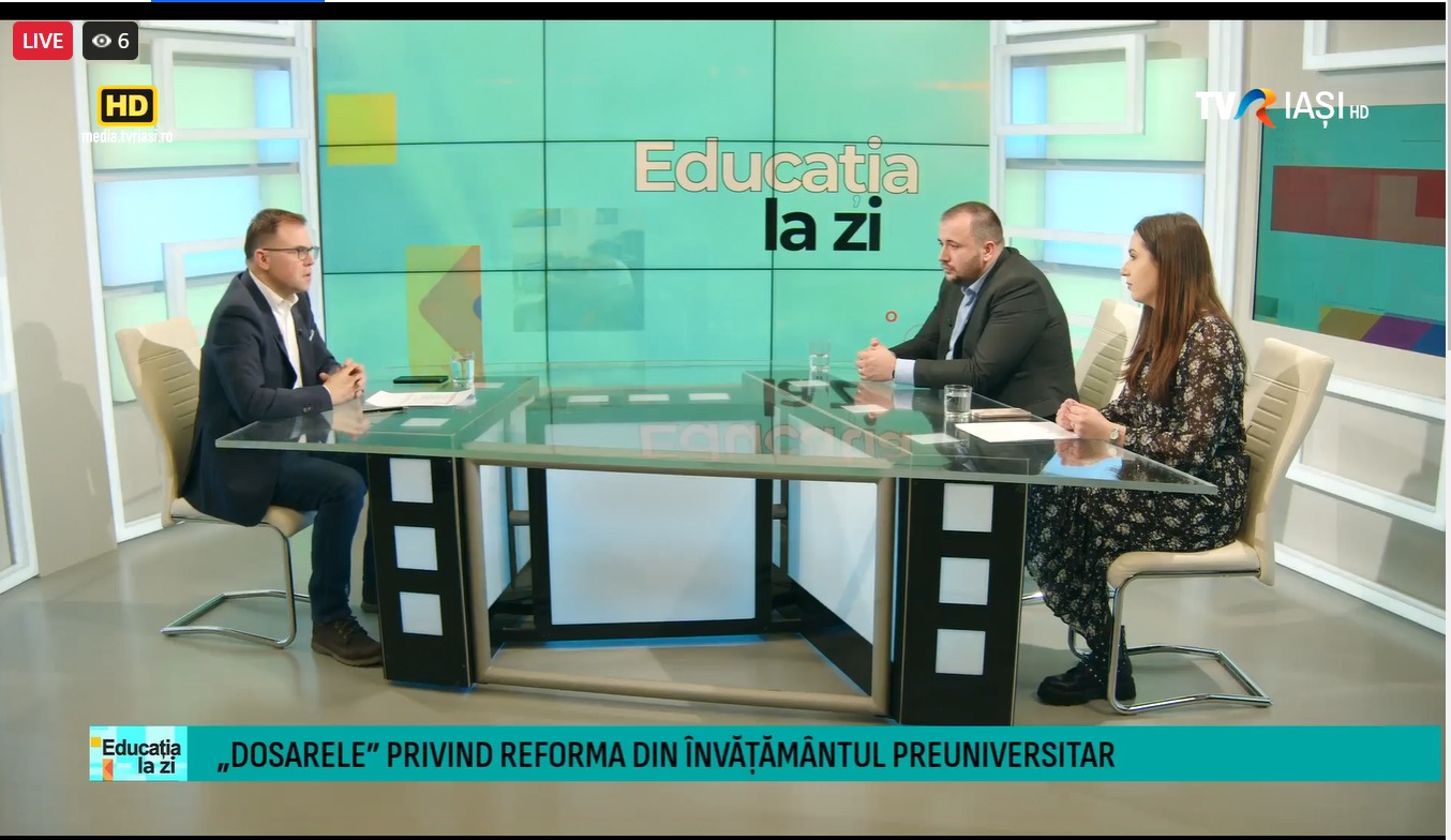 Dosarul ZDI „Reforma educației?”, subiect de dezbatere la TVR. Redactorul-șef și jurnalistul care a documentat serialul, invitați la „Educația la zi”