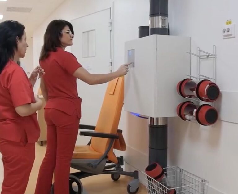 Premieră la Spitalul pentru Copii „Sfânta Maria” din Iași. Sistem rapid pentru transportul analizelor