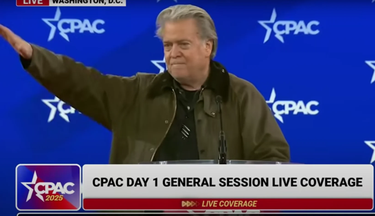 Fostul consilier al lui Trump a deschis marea conferinţă a extremei drepte mondiale CPAC cu un salut nazist