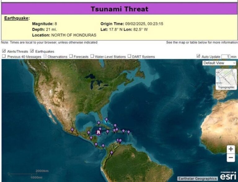 Cutremur puternic în Caraibe. A fost emisă o alertă de tsunami