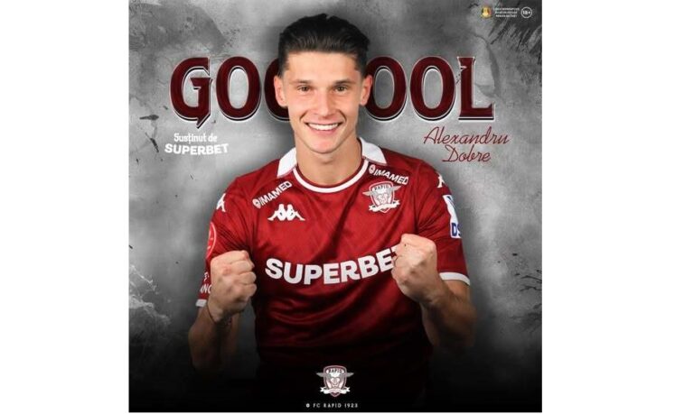 Superliga: Rapid a învins Unirea Slobozia, scor 2-1. Golul victoriei a fost marcat în minutul 90+7