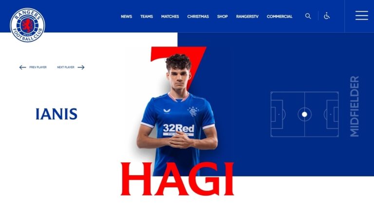 Scoţia: Ianis Hagi a marcat o „dublă” şi Rangers s-a impus cu 4-0 în faţa lui Ross County