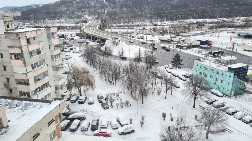  Imagini tot mai rare în ultimii ani – Cum arată Iașul acoperit de zăpadă (FOTO)