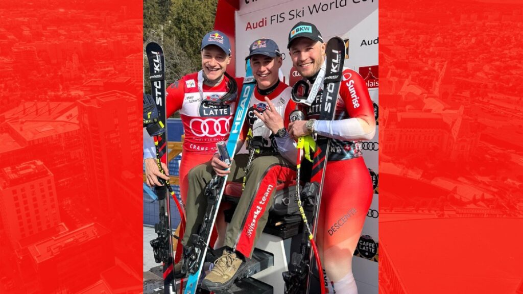 Schi alpin: Franjo von Allmen a câştigat proba de coborâre de la Crans Montana. Podiumul a fost ocupat de schiori elveţieni