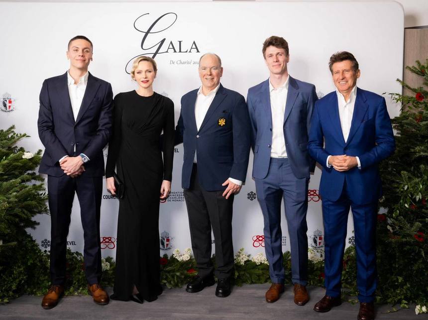 David Popovici s-a întâlnit cu Prinţesa Charlène de Monaco la un eveniment caritabil. S-au strâns 600.000 de euro într-o oră