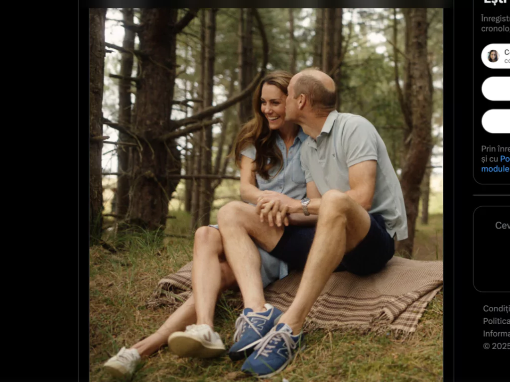  Prinţul William a publicat o fotografie rară cu Kate Middleton pentru Ziua Îndrăgostiţilor