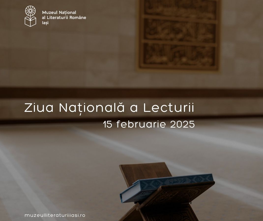 Ziua Națională a Lecturii, la Iași: club de lectură, poezie și întâlniri culturale la Muzeul Național al Literaturii Române