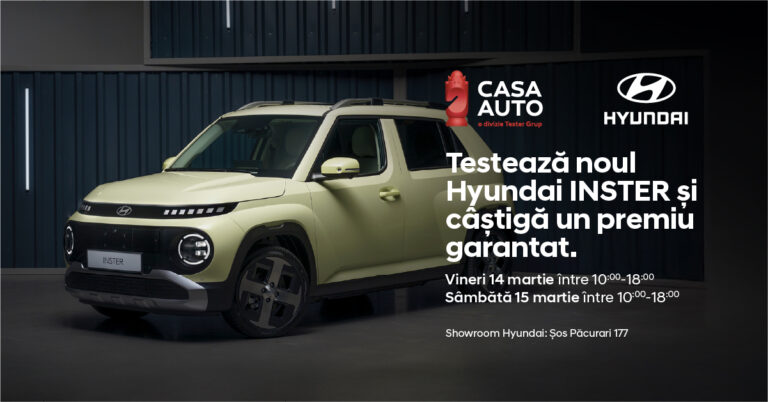 Eveniment Open Doors la Showroom Hyundai Casa Auto Iași: Descoperă viitorul mobilității electrice! (P)