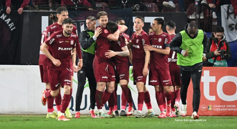 Superliga: CFR Cluj a învins cu 3-1 Dinamo în prima etapă a play-off-ului. Dan Petrescu a lipsit