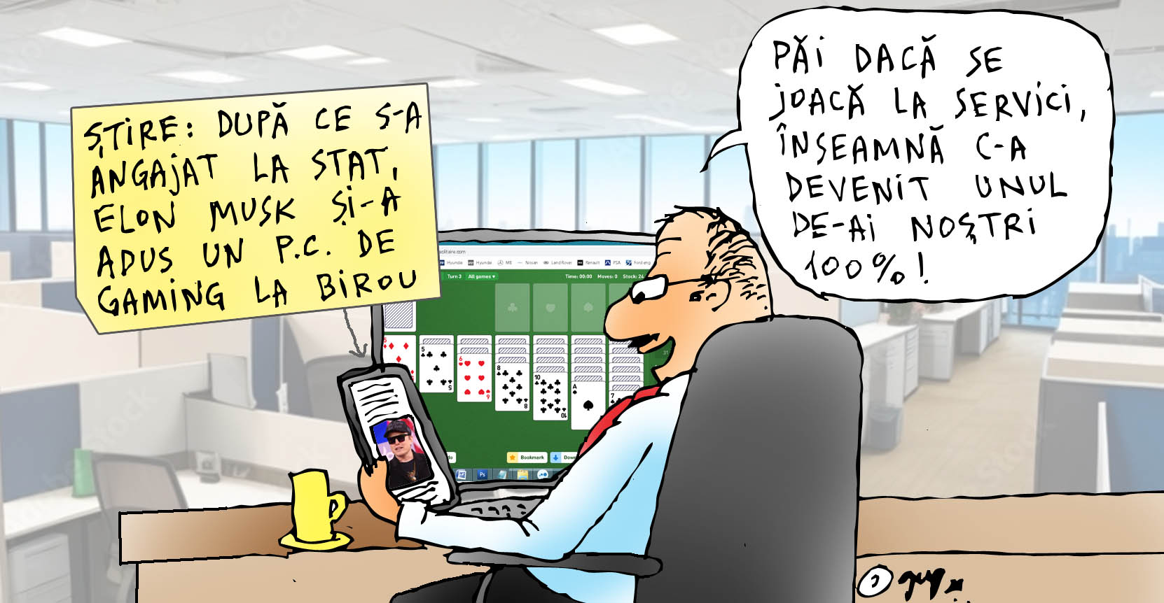 Elon Musk se transformă în funcționarul perfect