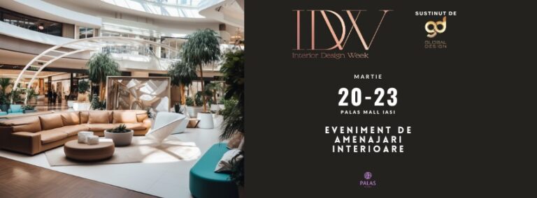 Interior Design Week revine la Palas Iași cu patru zile de inovație și inspirație în amenajările interioare