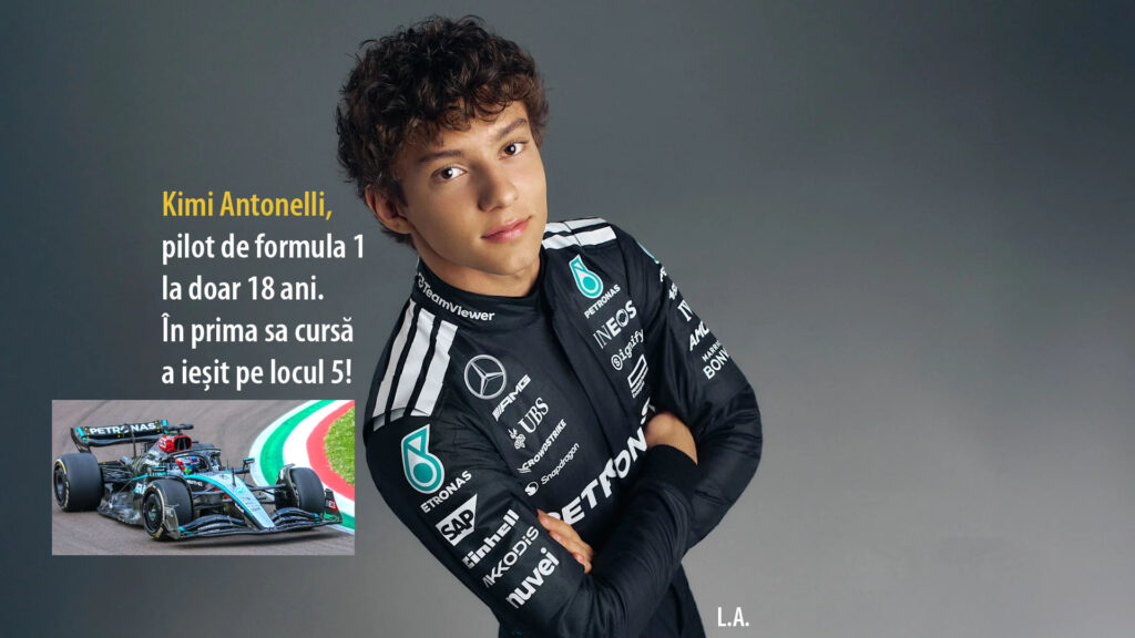 Debut fulminant în Formula 1: Kimi Antonelli, la doar 18 ani, uimește lumea motorsportului