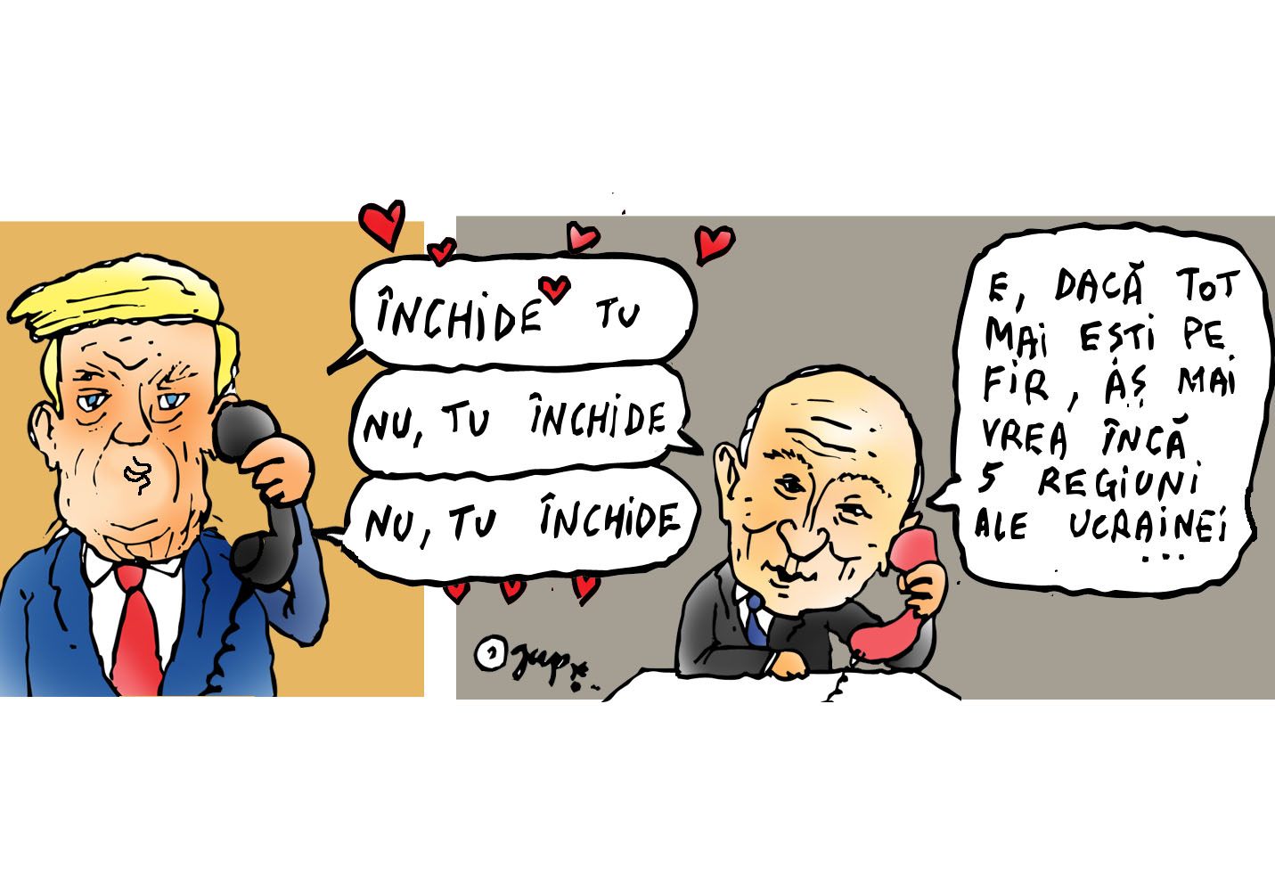 Cum s-a terminat convorbirea telefonică Trump - Putin