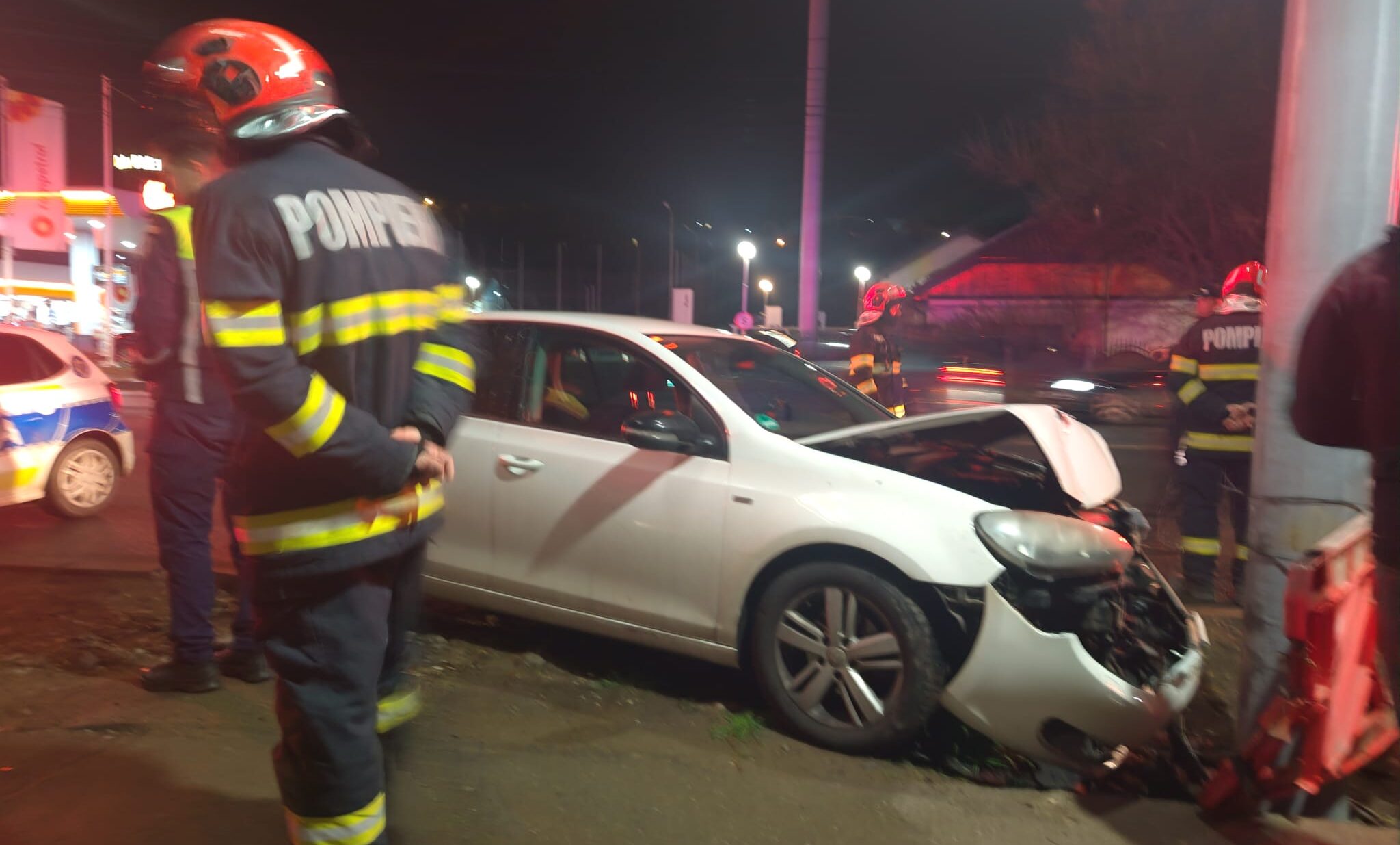 Accident rutier, produs pe șoseaua Bucium, în zona Rompetrol - VIDEO