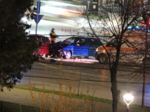 Circulația tramvaielor blocată în zona Podu-Roș după un acccident rutier - UPDATE