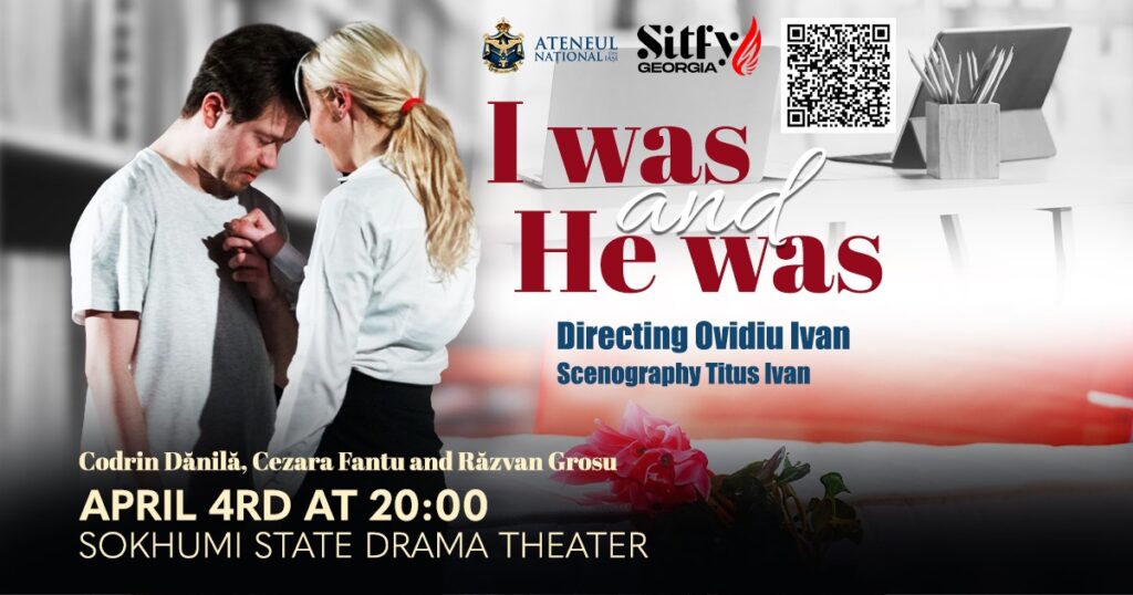  Trei actori de la Ateneul Național din Iași, pe scena teatrului din Georgia
