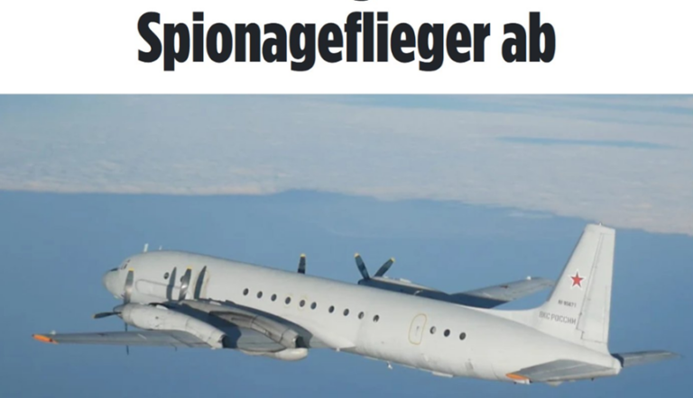 Alarmă NATO în Germania: un avion rus de spionaj s-a apropiat de coasta de nord-est a Germaniei