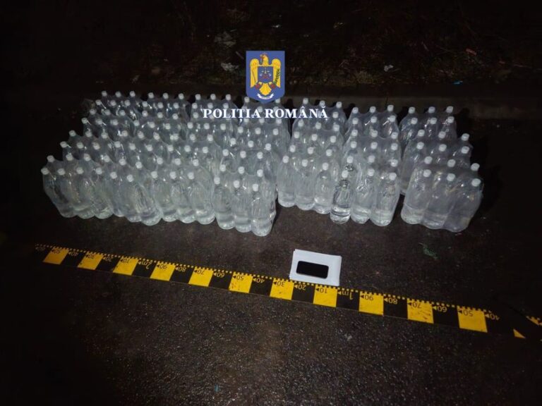Accident minor, descoperire majoră: Contrabandist prins în timp ce transporta alcool deținut ilegal, în urma unui accident rutier ușor