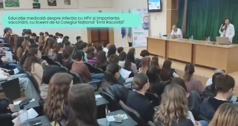 HPV, principala cauză a cancerului de col uterin: imunizare afectată de teoriile anti-COVID. Situația de la Iași