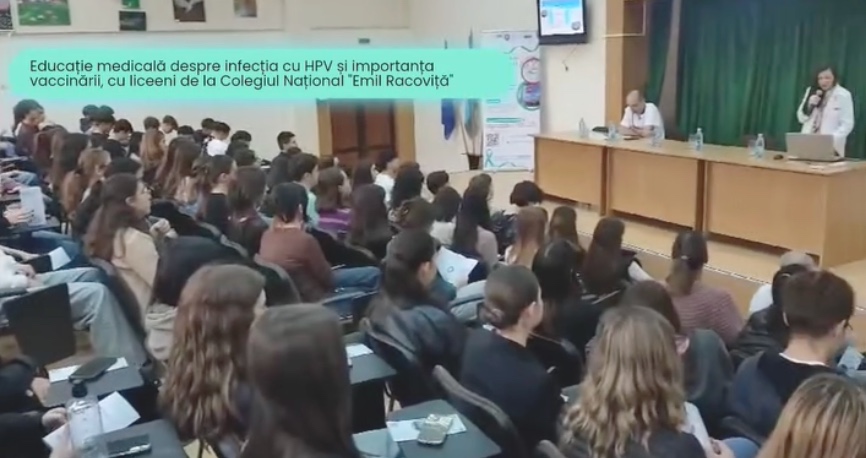 HPV, principala cauză a cancerului de col uterin: imunizare afectată de teoriile anti-COVID. Situația de la Iași