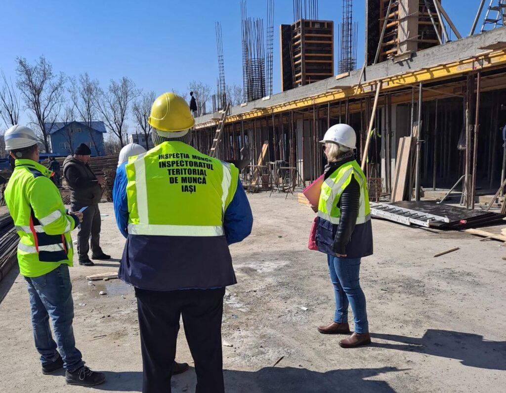 Verificări la sânge în rândul firmelor de construcții din județ. ITM a dat amenzi de 120.000 de lei