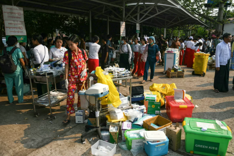 „Aproximativ 20” de morţi la spitalul din capitala Naypyidaw, în urma cutremurului din Myanmar